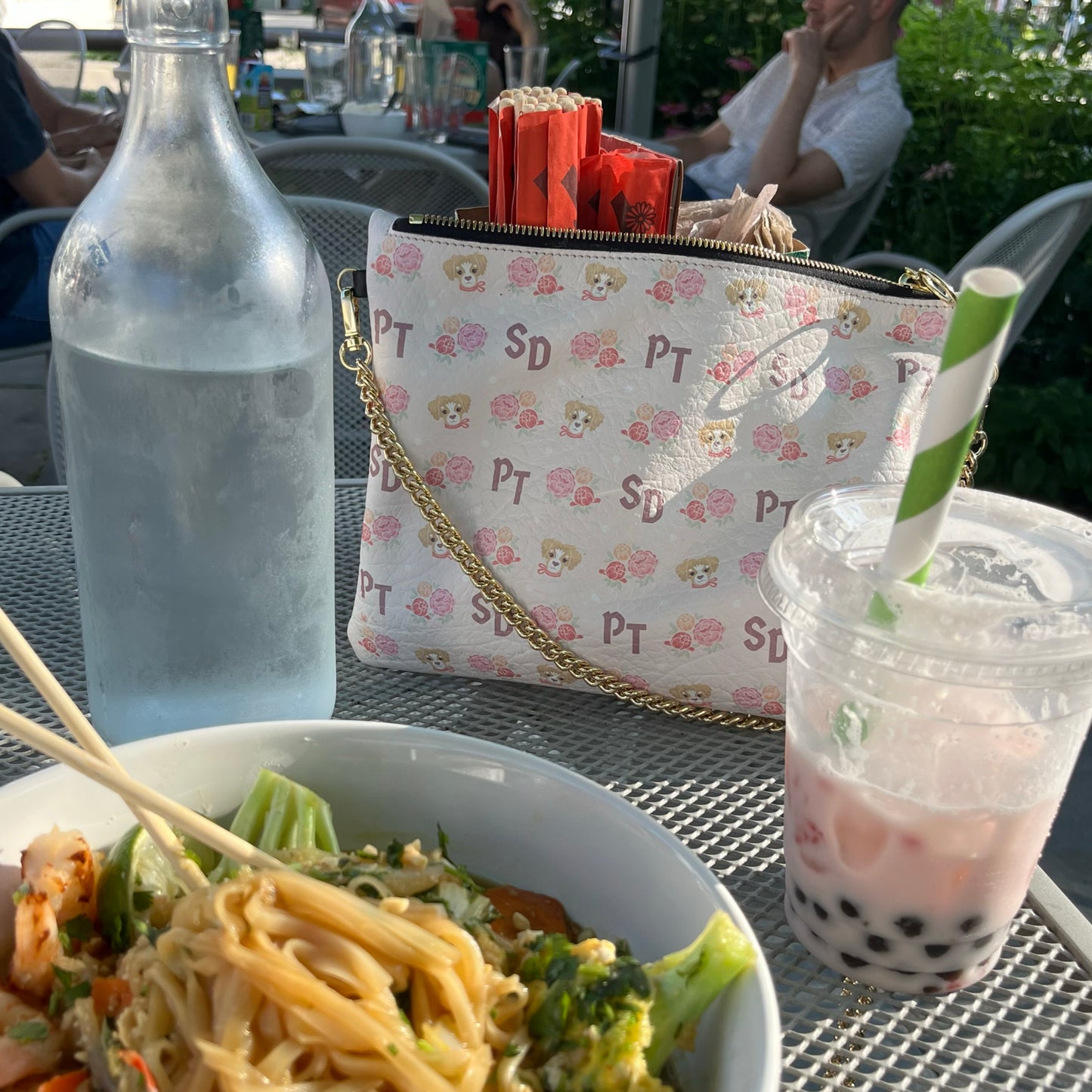 Sick Puppy I Crossbody Bag with Chain