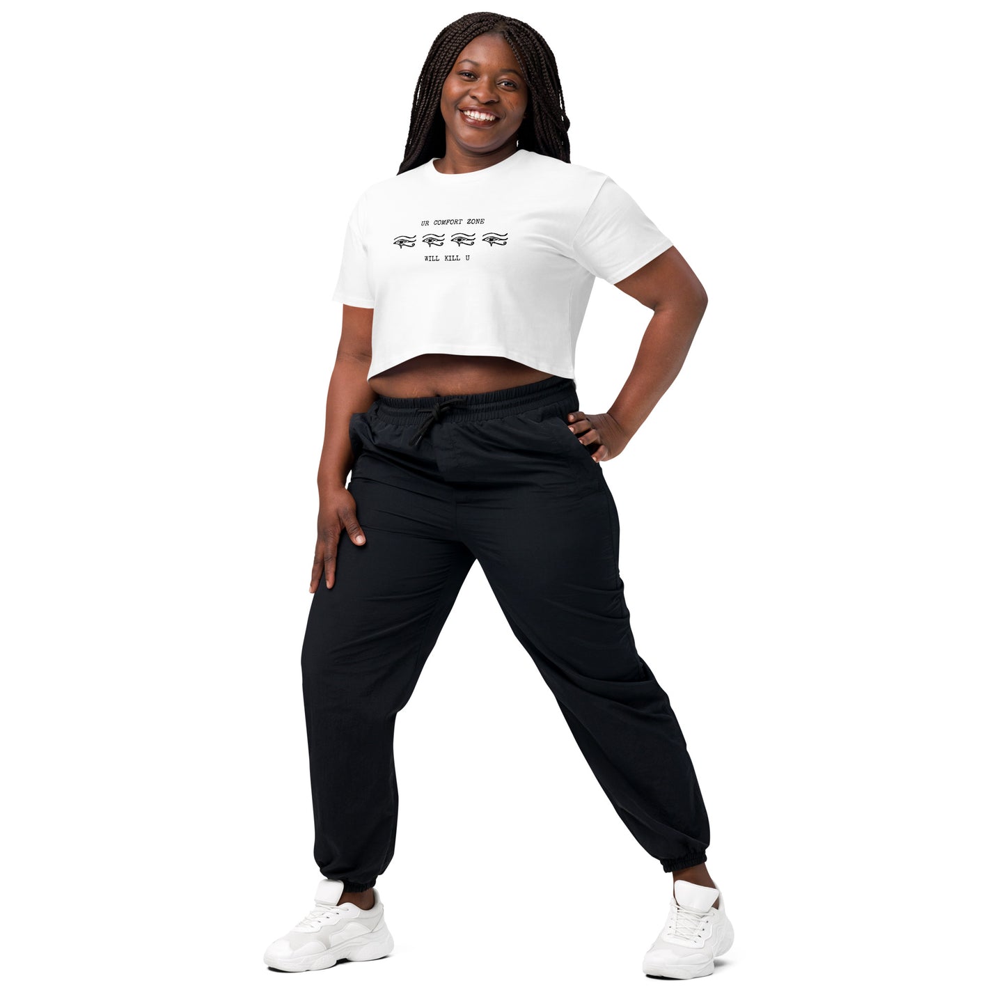 Buy Now Comfort Zone Cropped Cotton Tee Online