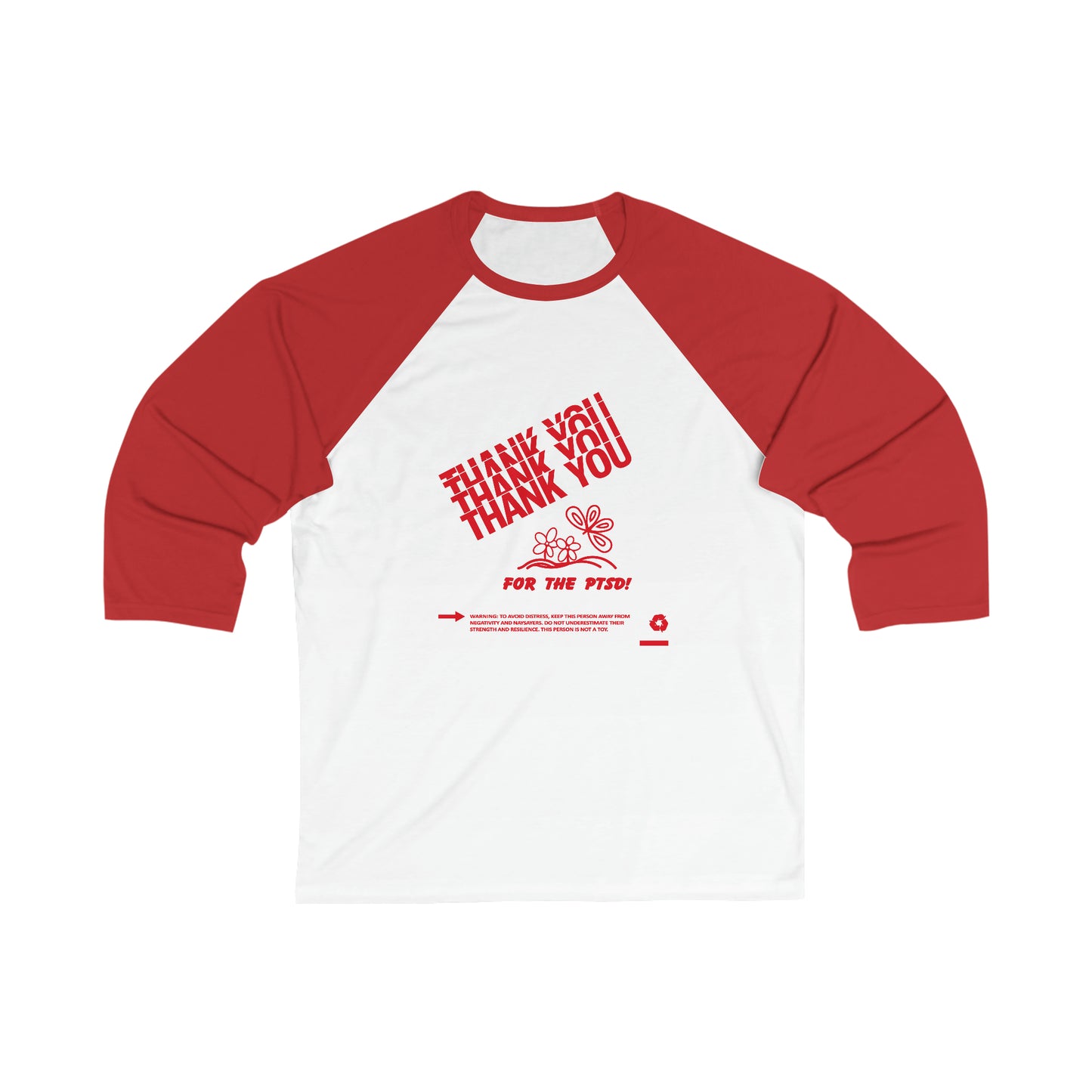 Special Butterfly Unisex 3\4 Sleeve Baseball Tee