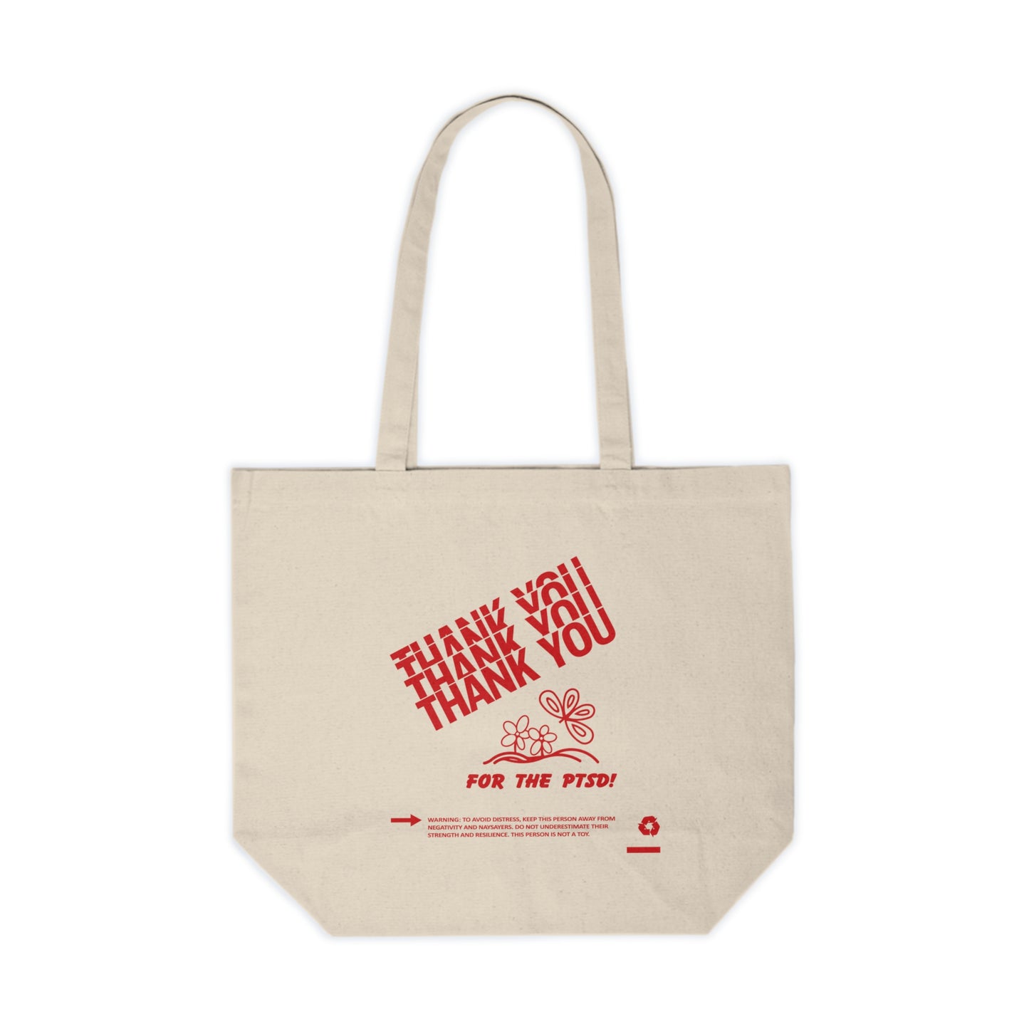 Special Butterfly Canvas Shopper