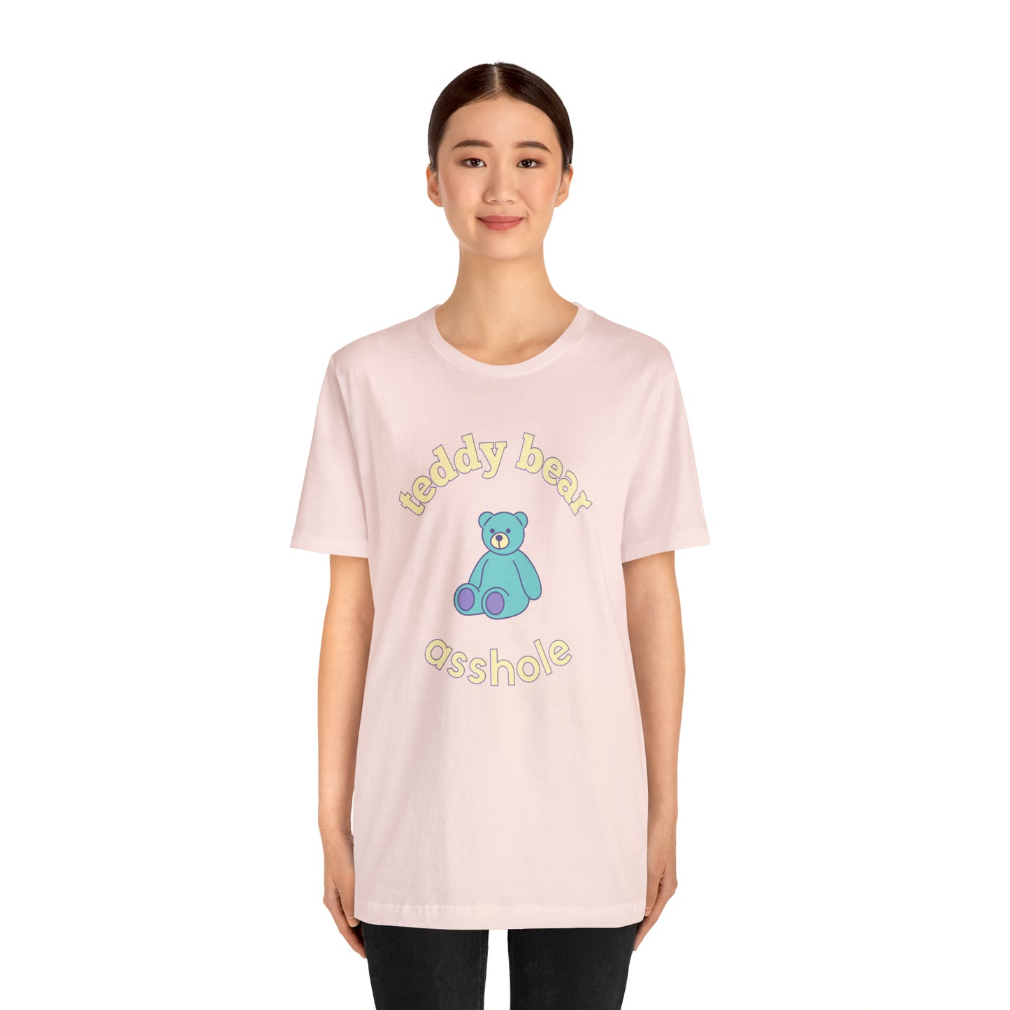 Pastel Teddy Bear Unisex Jersey Tee